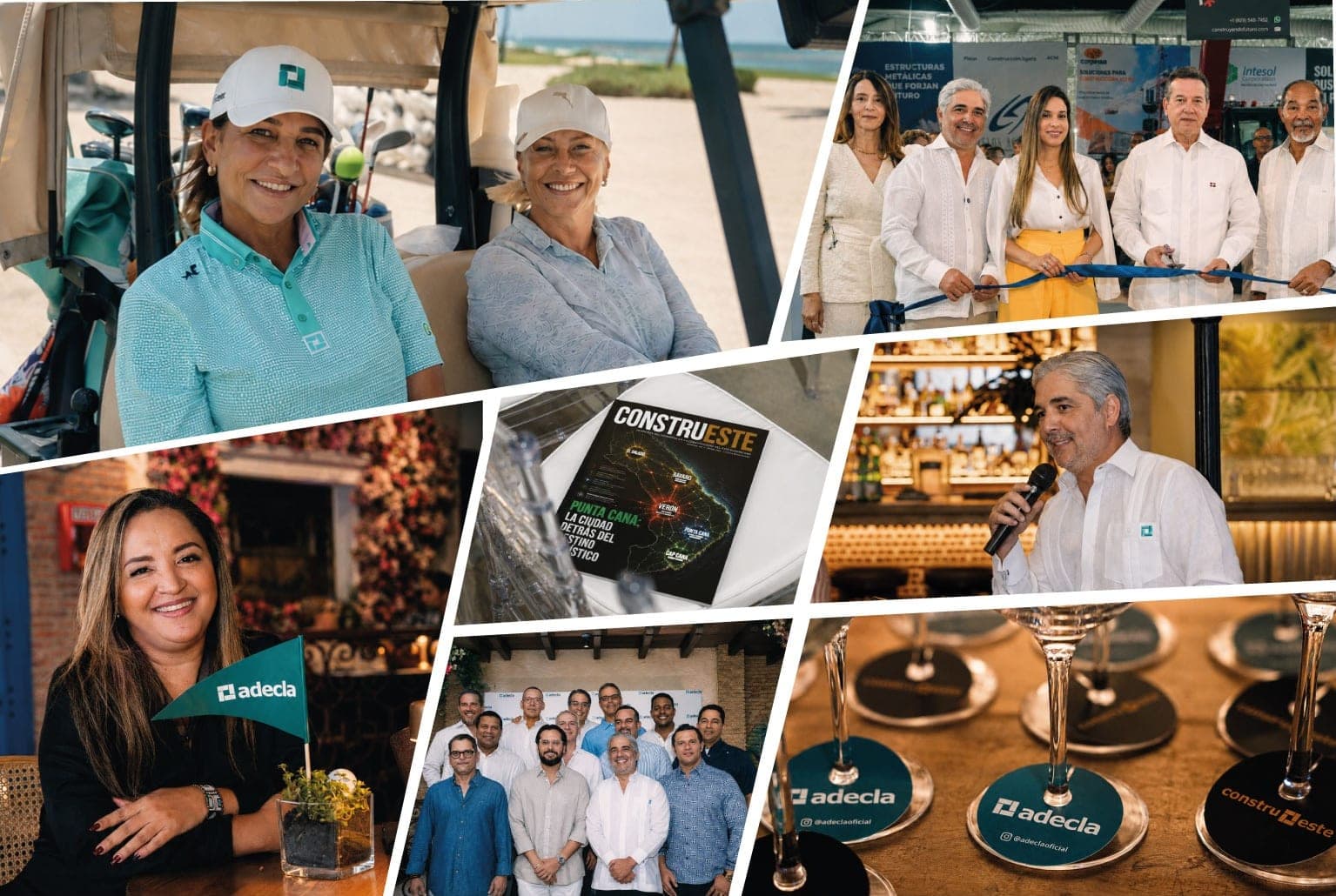Momentos de ADECLA 2026: el torneo de golf, el corte de cinta de la feria, la revista ConstruEste y los reconocimientos del año